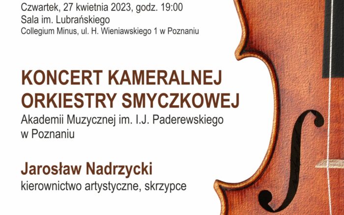 Afisz może zachęcać do przyjścia na koncert KOS