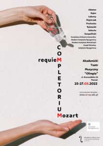 Plakat może zachęcać do przyjścia na koncert pt. Completorium - Requiem