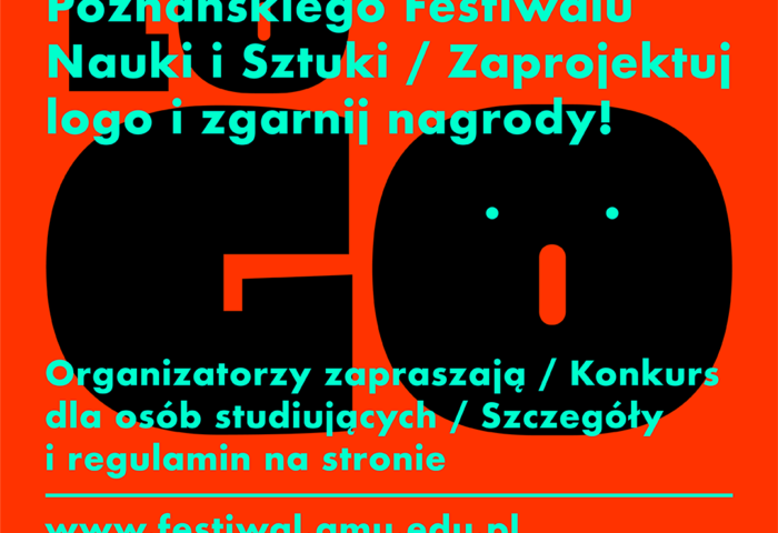 Logo konkursu na nowe logo Festiwalu Nauki i Sztuki