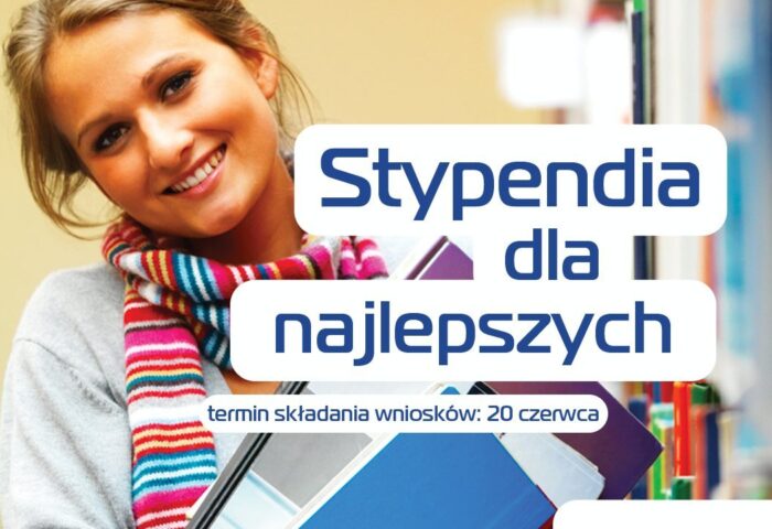 Baner zachęca do zapoznania się z informacjami na temat stypendium Miasta Poznania