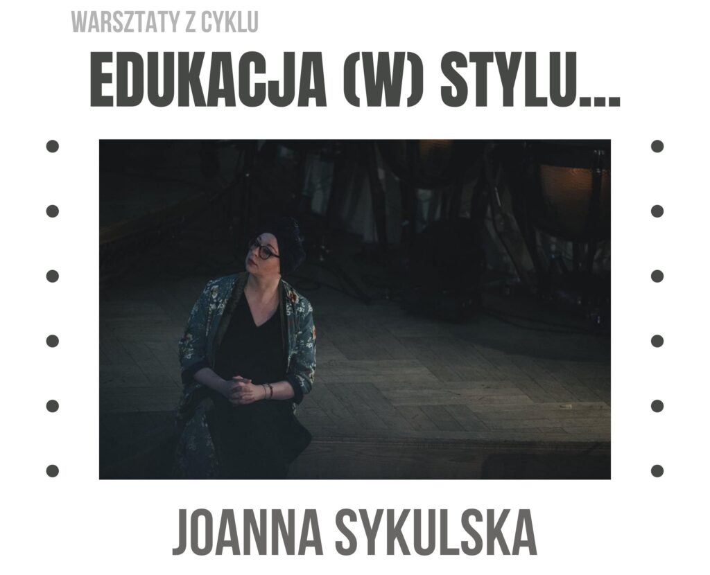 Baner może zachęcać do udziału w warsztatach Edukacja (w) stylu