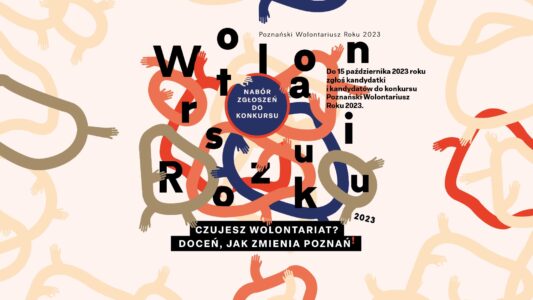 grafika promująca konkurs Wolontariusz Roku