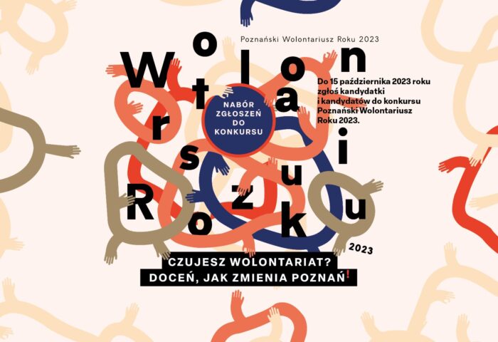 grafika promująca konkurs Wolontariusz Roku