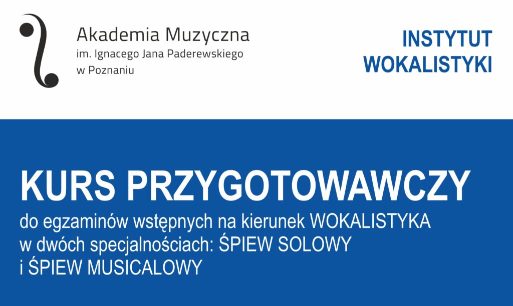 Afisz może zachęcać do przyjścia na drzwi otwarte lub wzięcia udziału w kursie przygotowawczym