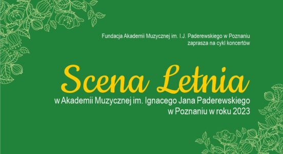 Baner Sceny Letniej w Akademii Muzycznej