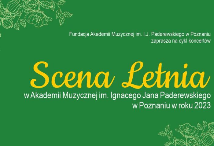 Baner Sceny Letniej w Akademii Muzycznej