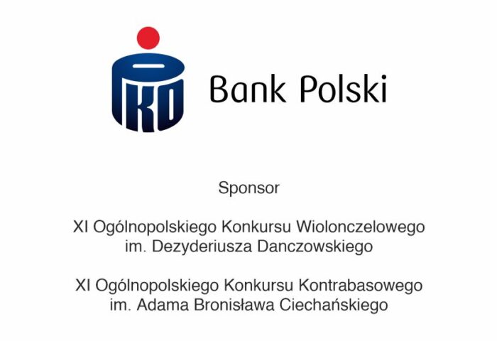 Logo Banku PKO z informacją o banku jako Sponsorze